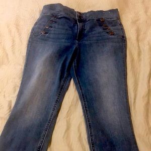 Express Perfect Denim Super High Rise